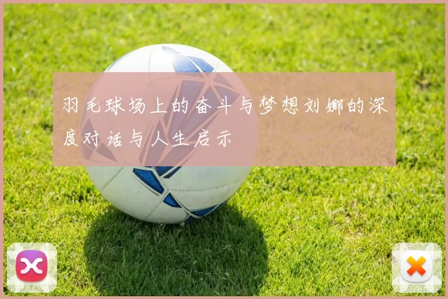 羽毛球场上的奋斗与梦想刘娜的深度对话与人生启示